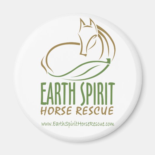 Earth Spirit Horse Rescue Inc. Magneten (Voorkant)