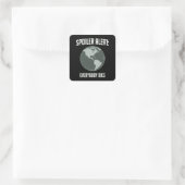 Earth Spoiler Alert: Iedereen Sterft Vierkante Sticker (Tas)