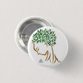 Earth Sprite-Button Ronde Button 3,2 Cm (Voorkant /achterkant)