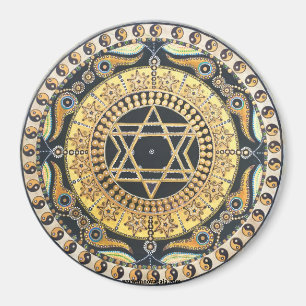 Earth Star Chakra Mandala Magneet