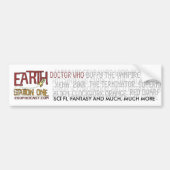 Earth Station One Bumpersticker (Voorkant)