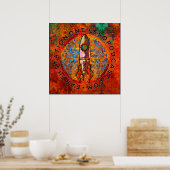 Earth Station One Rocket Ship Poster (Keuken)