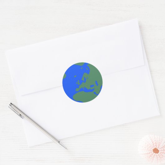 Earth Sticker (Envelop)