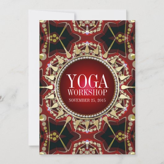 Earth Sun Shine Yoga Workshop Uitnodiging (Voorkant)