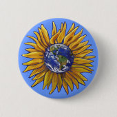 Earth Sunflower Button (Voorkant)