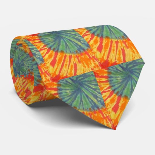 Earth Swirl - een Necktie over klimaatverandering Stropdas (Opgerold)