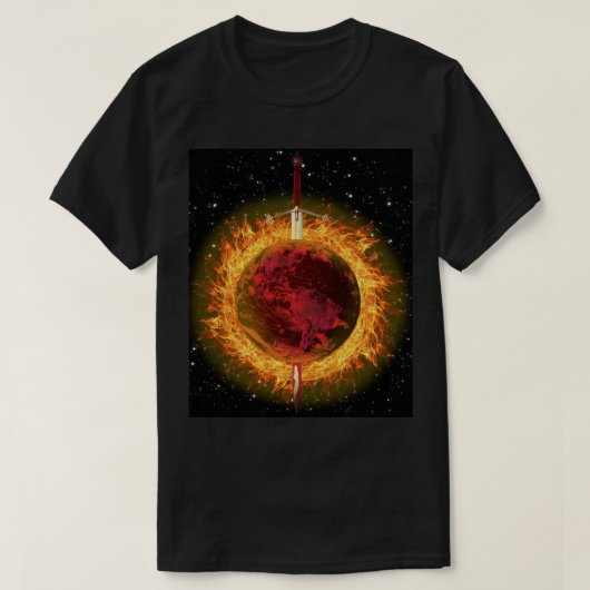 Earth Sword T-shirt (Design voorkant)