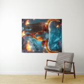 Earth Taurus Wall Tapestry Wandkleed (In Situ (horizontaal))