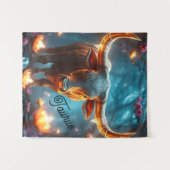 Earth Taurus Wall Tapestry Wandkleed (Voorkant (horizontaal))