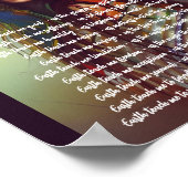 Earth Teach Me Prayer Inheemse vrouw Poster (Hoek)