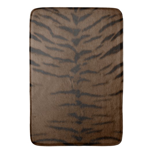 Earth Tiger Skin Print Badmat (Voorkant Verticaal)