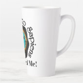 Earth to Homo Sapiens Earth Day Quote Latte Mok (Rechts)