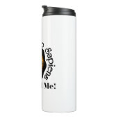 Earth to Homo Sapiens Earth Day Quote Thermosbeker (Geroteerd rechts)