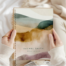 Earth Tone Abstract Beige Esthetisch Gepersonalise Planner