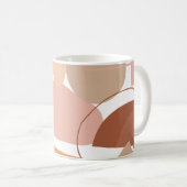 Earth Tone Abstract Pattern Koffiemok (Voorkant rechts)