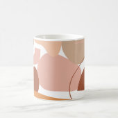 Earth Tone Abstract Pattern Koffiemok (Center)