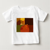 Earth Tone Abstracte Kleurenkunst Print Design (Voorkant)