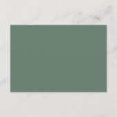 EARTH TONE ARCH WEDDING DETAILS ENCLOSURE CARD INFORMATIEKAARTJE (Achterkant)