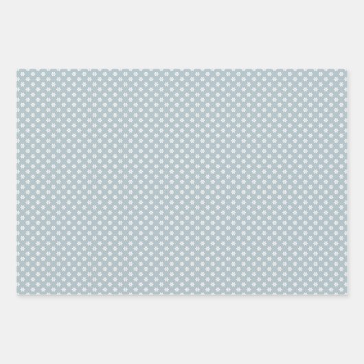 Earth Tone Blue/Seafoam/Gray Wrapping Paper Sheets (Voorkant 3)