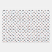 Earth Tone Blue/Seafoam/Gray Wrapping Paper Sheets (Voorkant)