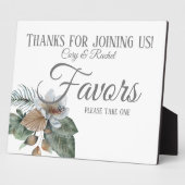  Earth Tone Boho Bouquet Wedding Favors Fotoplaat (Zijkant)