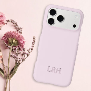 Earth Tone Boho Modern Initiaal Monogram iPhone 13 Pro Max Hoesje