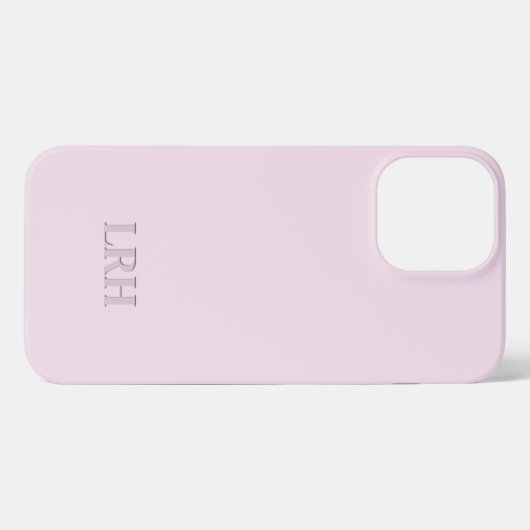 Earth Tone Boho Modern Initiaal Monogram iPhone iPhone Hoesje (Achterkant horizontaal)