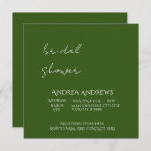 Earth Tone Bridal Shower Kaart (Voorkant / Achterkant)