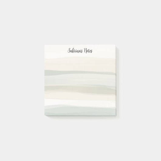 Earth Tone Brush Post-it® Notes (Voorkant)