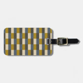 Earth Tone Color Pattern with Ochre Bagagelabel (Voorkant horizontaal)