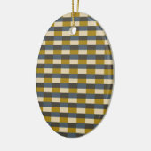 Earth Tone Color Pattern with Ochre Keramisch Ornament (Links)
