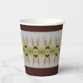 Earth Tone Decoratief Papieren Bekers (Achterkant)