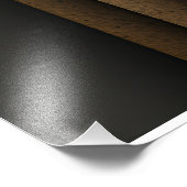 Earth Tone Geometric Layers Abstract Foto Afdruk (Hoek)