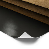 Earth Tone Geometric Layers Abstract Perfect Poster (Hoek)