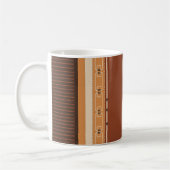 Earth Tone Geometric Pattern Mug Koffiemok (Links)