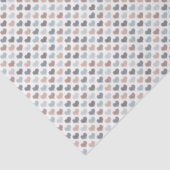 Earth Tone Heart Tissue Paper Tissuepapier (Detail)