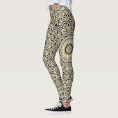 Earth Tone Mandala ingewikkelde geometrische patro Leggings (Links)