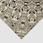 Earth Tone Mandala ingewikkelde geometrische patro Tissuepapier (Detail)