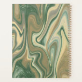 Earth Tone Marble Abstract Planner (Achterkant)