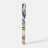 'Earth Tone Marble Swirl' iPhone 15 Pro Hoesje (Rechterkant)