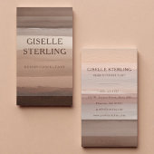 Earth Tone Modern Boho Visitekaartje