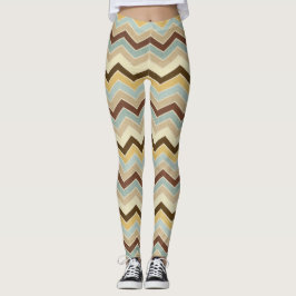Earth Tone Pattern Leggings