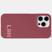 Earth Tone Red Rocks Shadow Monogram Phone Case (Achterkant (horizontaal))