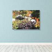 Earth Tone Rock Garden Canvas Afdruk (Insitu (Houten vloer))