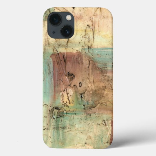 Earth Tone-schildering met gekraakt oppervlak Case-Mate iPhone Case (Achterkant)