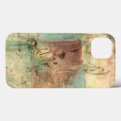 Earth Tone-schildering met gekraakt oppervlak Case-Mate iPhone Case (Achterkant (horizontaal))