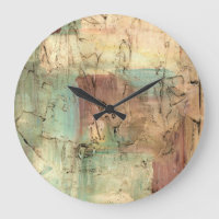 Earth Tone-schildering met gekraakt oppervlak
