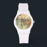 Earth Tone-schildering met gekraakt oppervlak Horloge<br><div class="desc">Dit verbeeldingswerk van Ethan Harper gebruikt aardtinten en woeste borstelslagen om de illusie van een gekraakt oppervlak te creëer. De dikke verf is zwaar gelaagd,  die de kleuren helpen samen mengen. Pak vandaag nog uw handen op deze afdruk!</div>