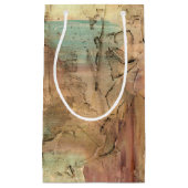 Earth Tone-schildering met gekraakt oppervlak Klein Cadeauzakje (Voorkant)