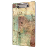 Earth Tone-schildering met gekraakt oppervlak Klembord (Links)